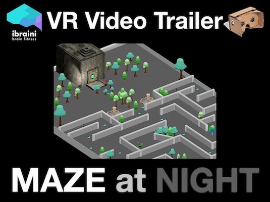 vr Maze at Night